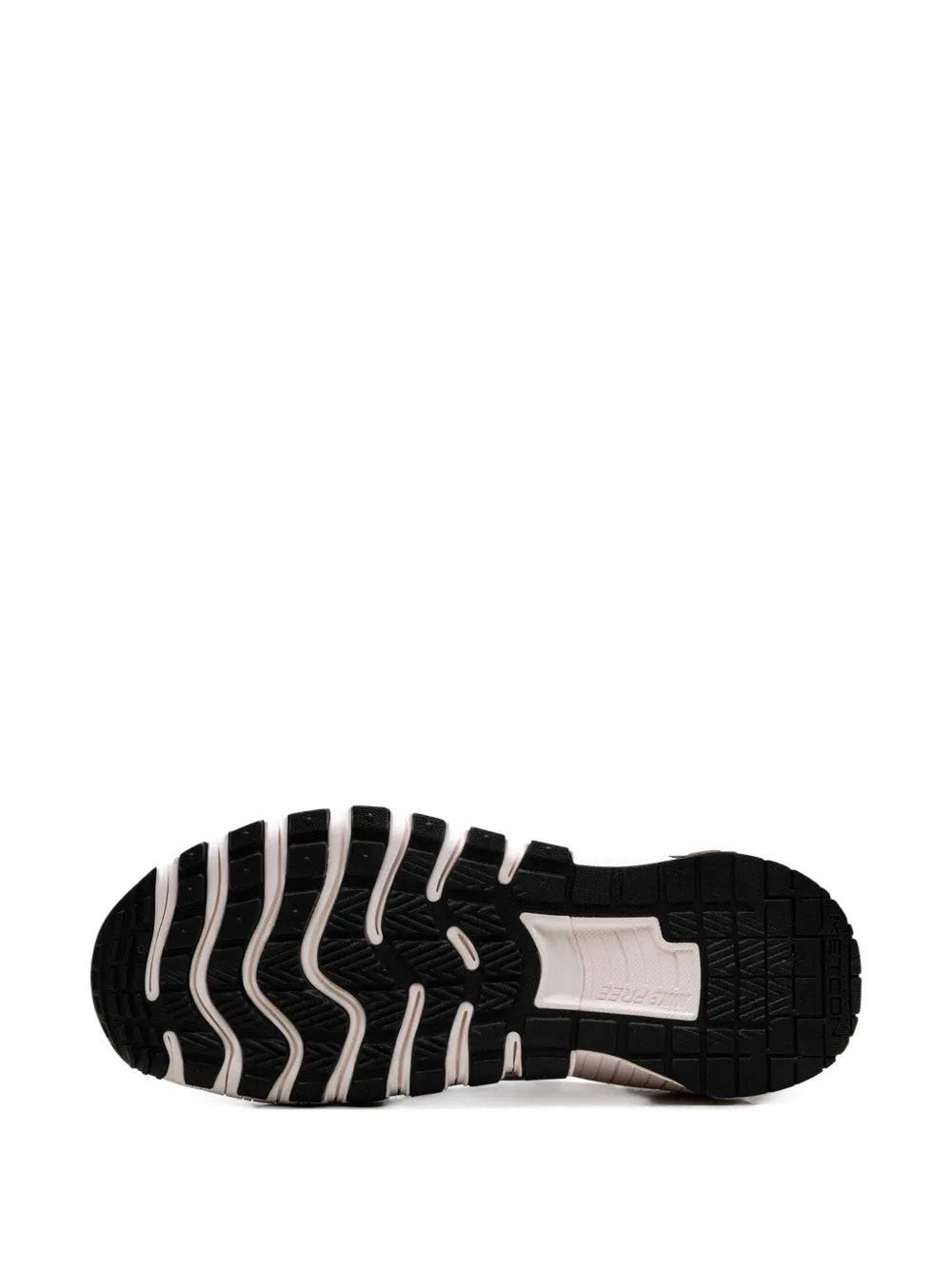 Nike Free Metcon 6 Prm outsole with black tread and striped traction pods