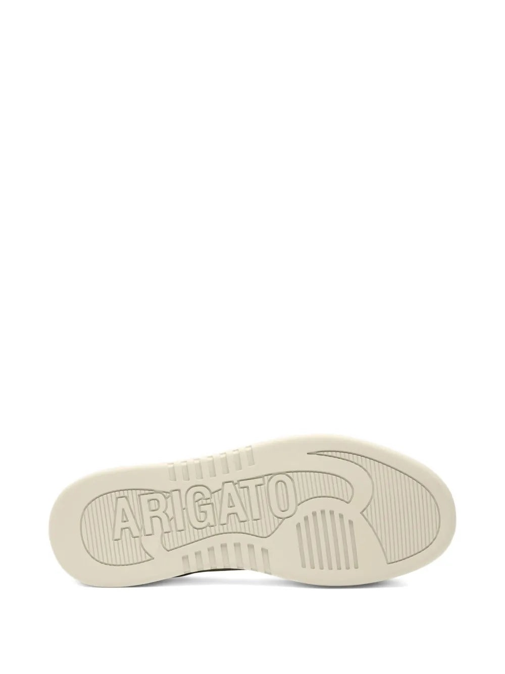 Off-white rubber outsole with 'Axel Arigato' branding and tread