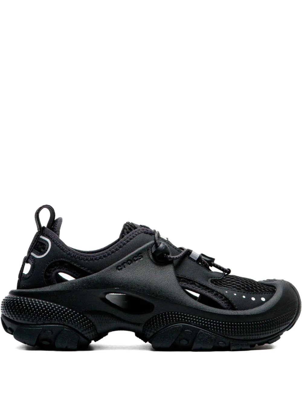Crocs Trail Break 2 black lace-up sneakers with chunky tread sole