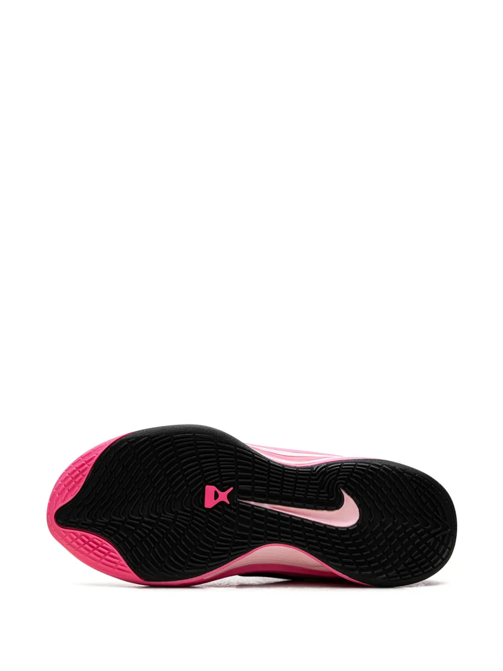Nike A'Ja Wilson A'One outsole tread with black and pink colorway