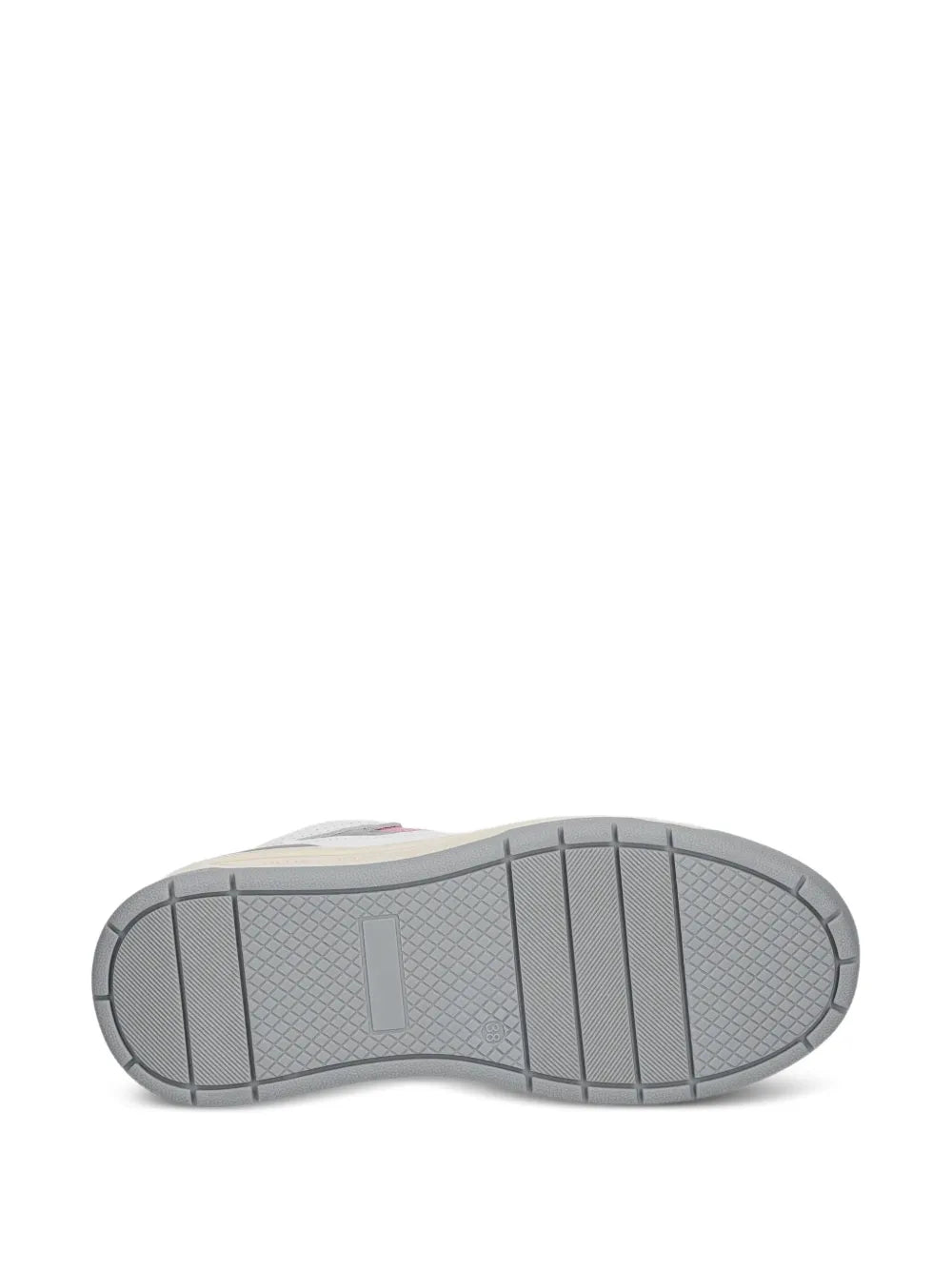 Rubber outsole with textured tread for low-top sneakers