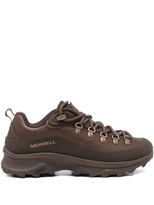 Merrell Ontario Speed Ltr brown lace-up sneakers with logo detail and rugged sole
