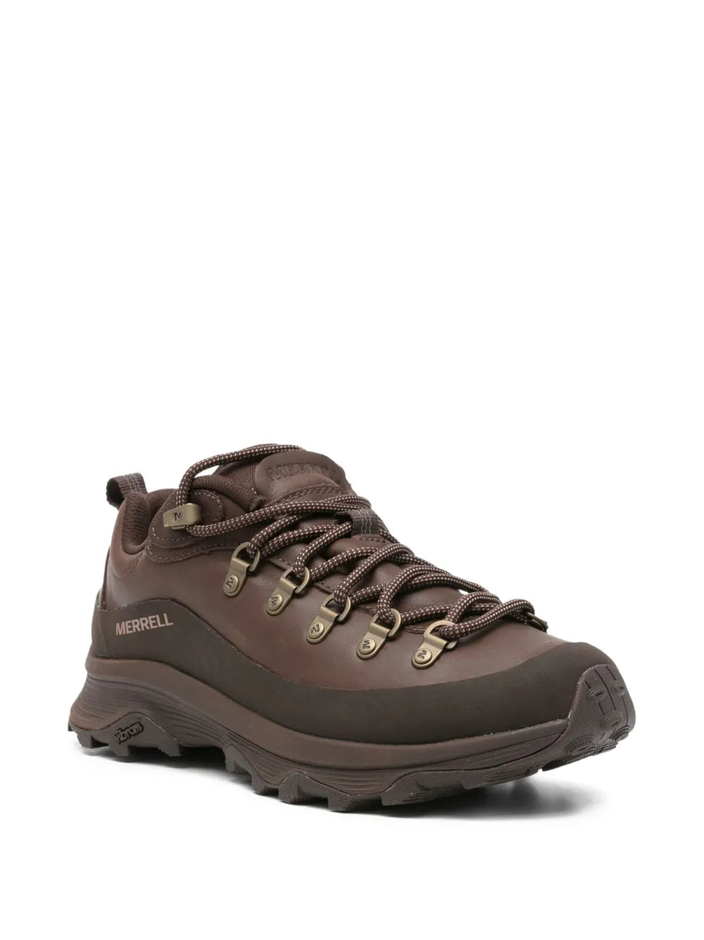 Merrell Ontario Speed Ltr brown lace-up sneakers with padded collar and trail tread sole