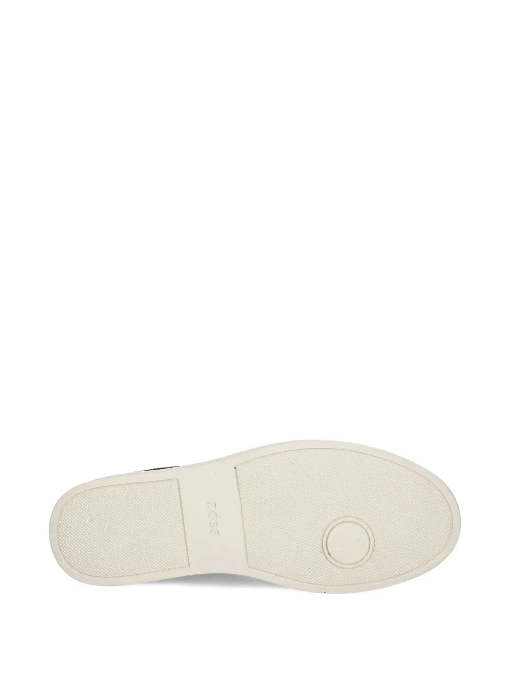 Boss suede panelled sneakers outsole, light sole bottom with circular grip