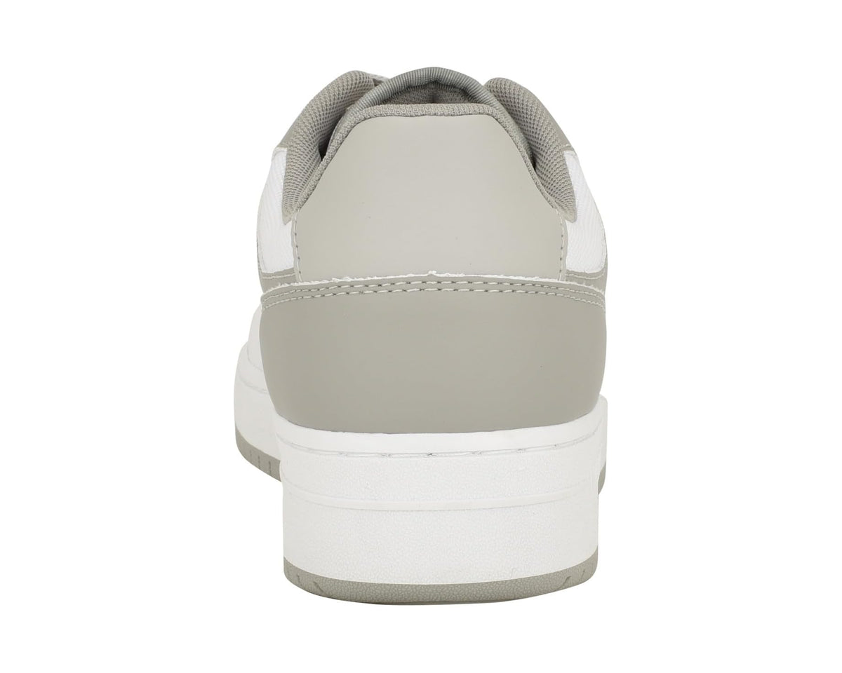 Tommy Hilfiger Krane sneaker heel with white upper and grey collar lining