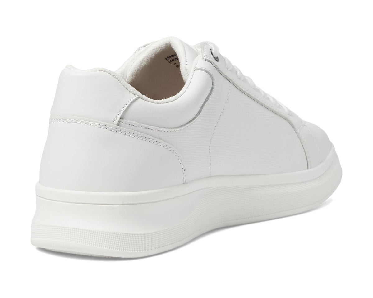 ALDO men's white low-top sneakers, padded collar and cushioned heel