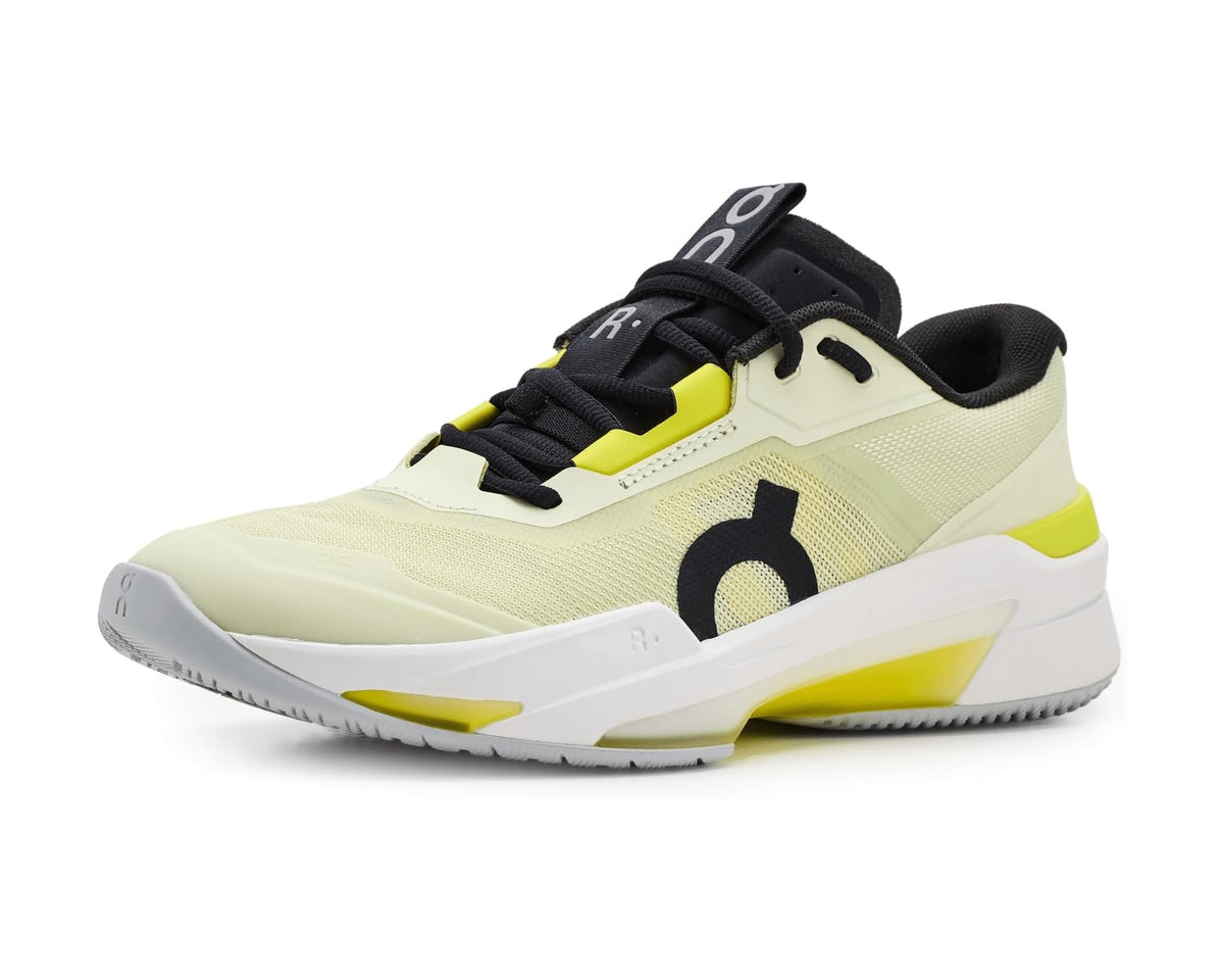 Men's On The Roger Pro sneakers in linen and lime with black laces