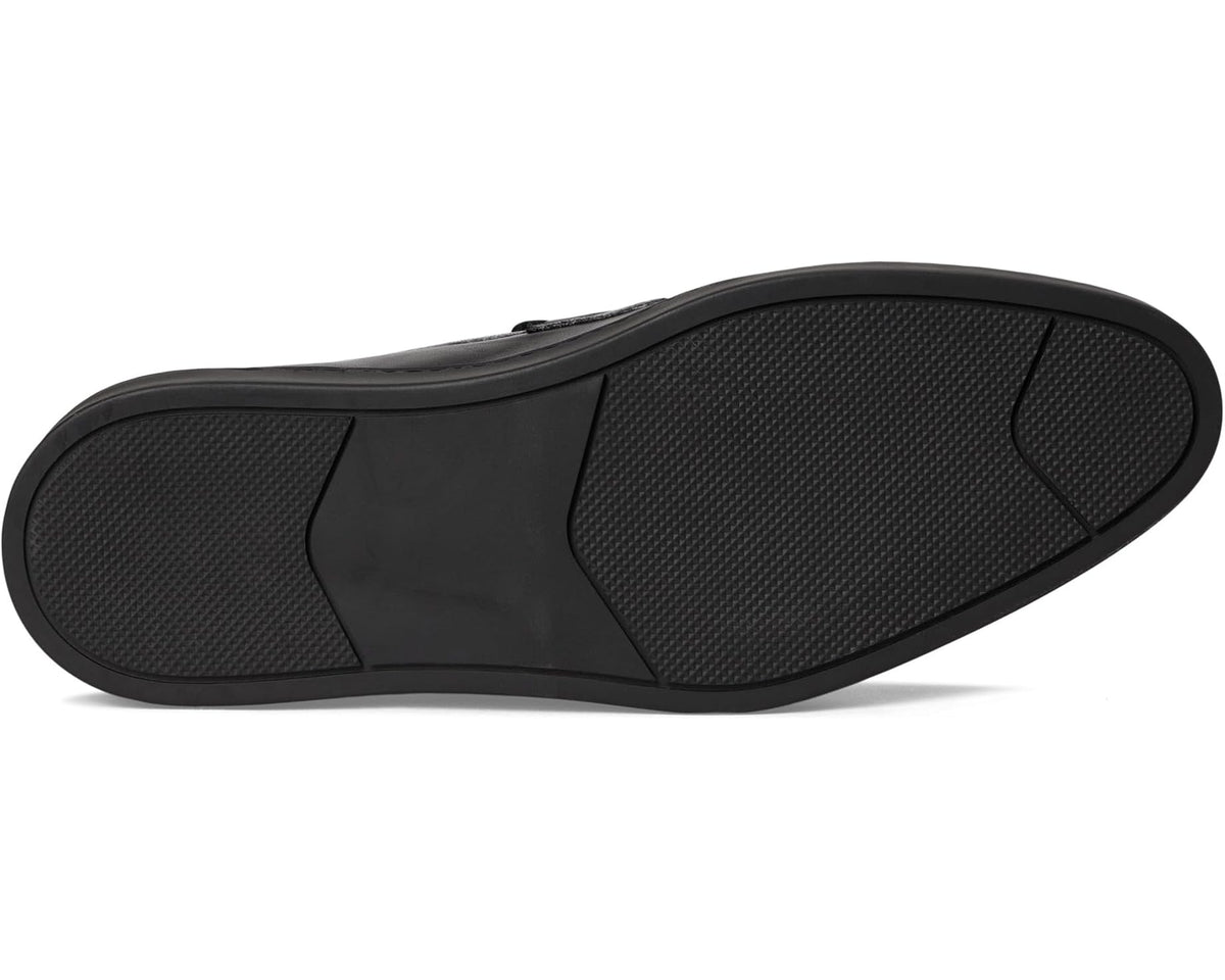 Men's Bruno Magli black rubber outsole for leather loafer