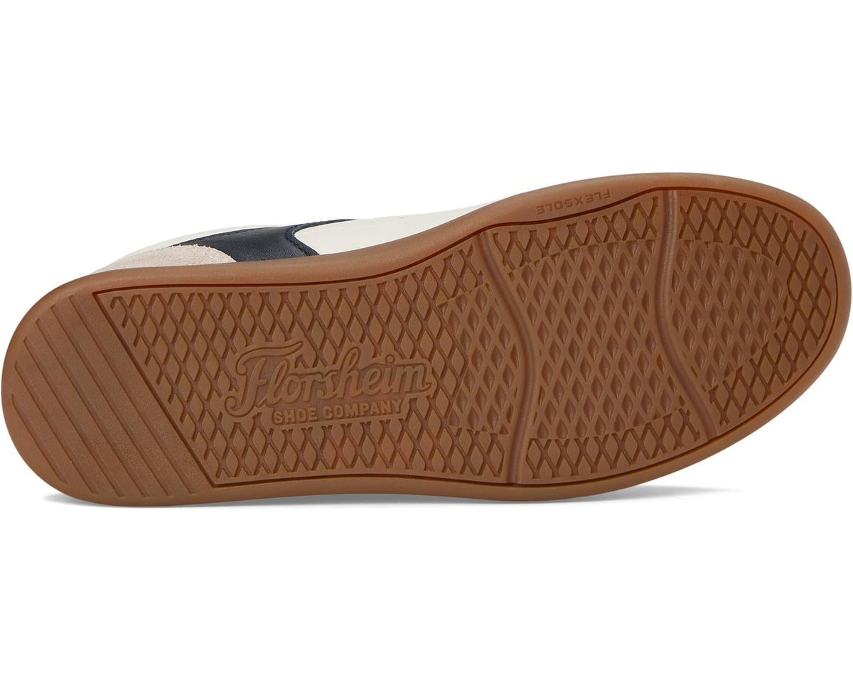 Men's Florsheim Pace sneakers outsole, textured gum rubber with Florsheim branding.