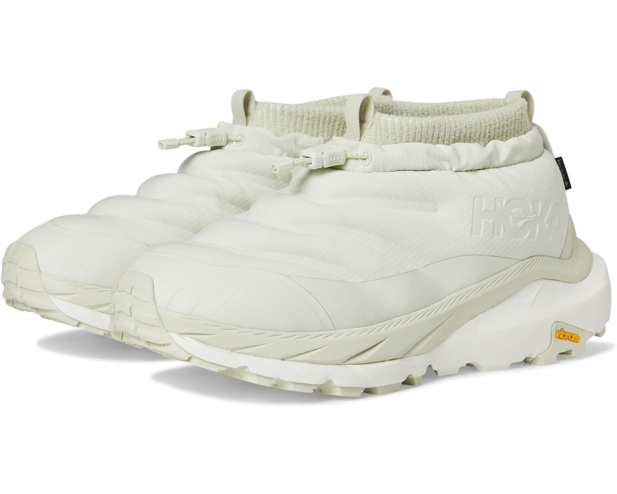 Men's Hoka Kaha 2 Frost Moc GTX winter boots, white knit collar and cushioned sole