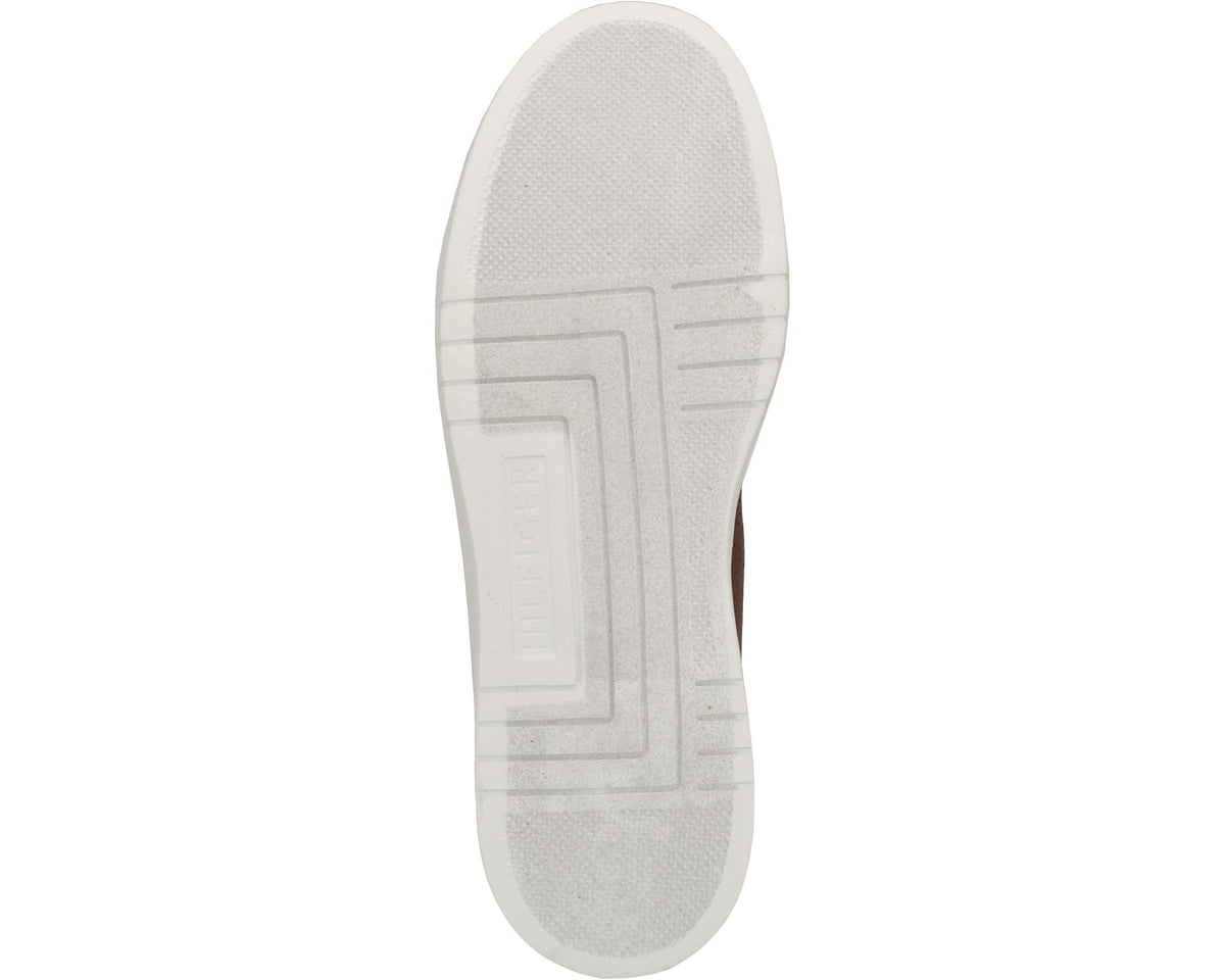 Tommy Hilfiger Norwin sneaker outsole, light rubber tread with geometric pattern