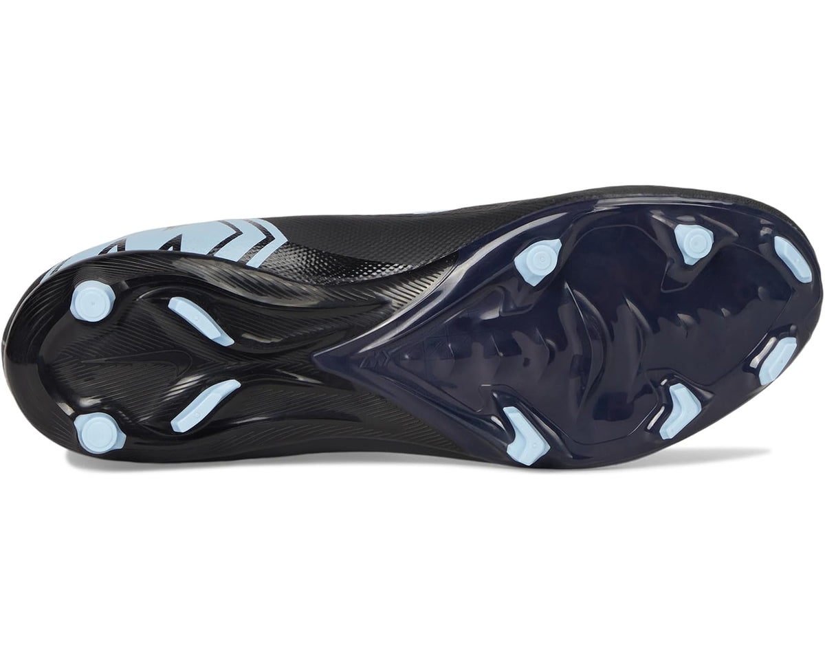 Nike Superfly 10 black football boots with blue-tinted molded cleats