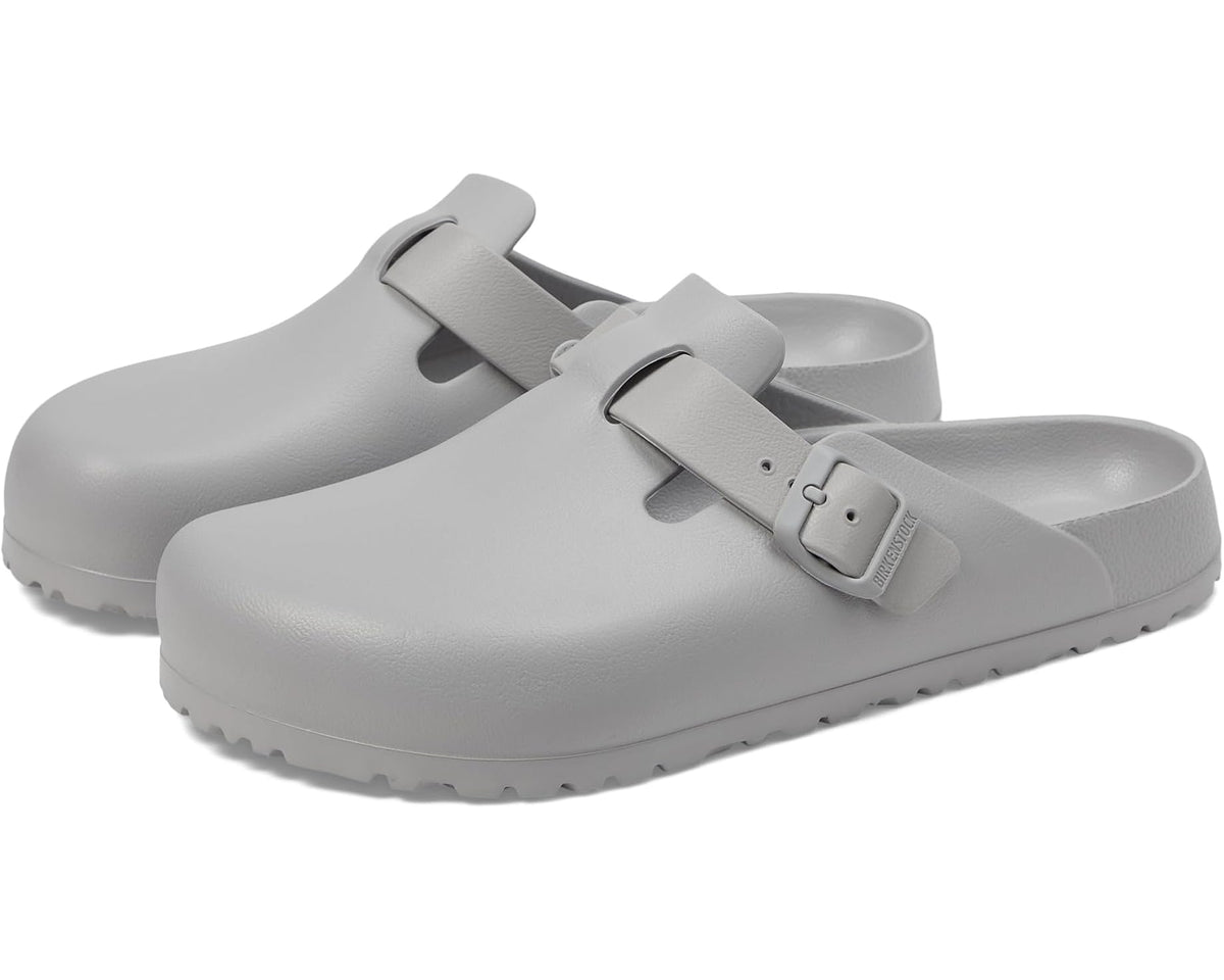 Birkenstock Boston EVA clog with adjustable strap, stone gray