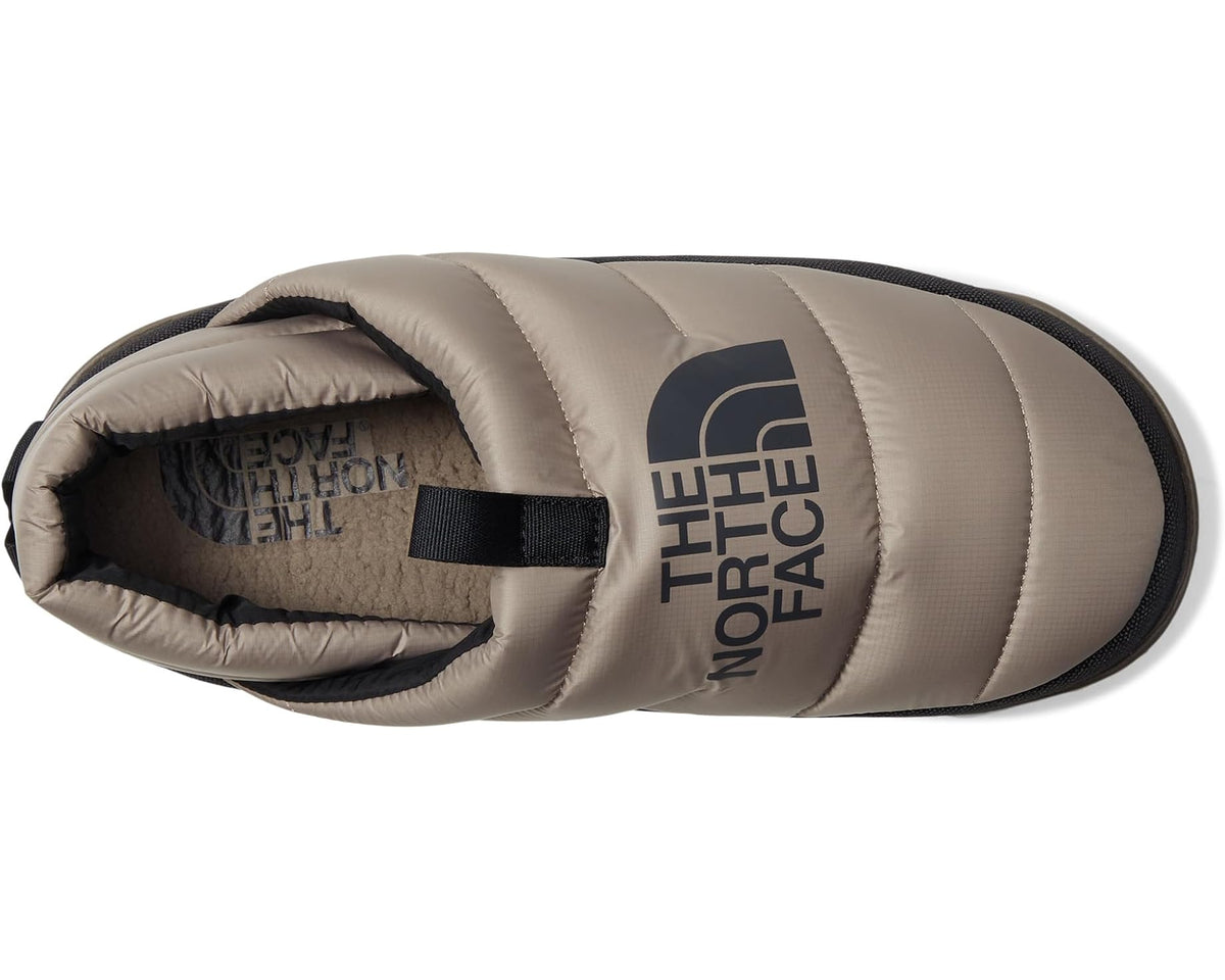 Men's The North Face Nuptse mule with logo strap detail and cushioned side opening