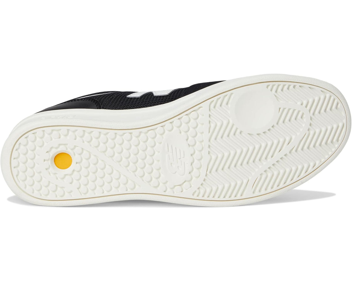 Unisex New Balance Numeric 430 white rubber outsole with tread dots and grooves