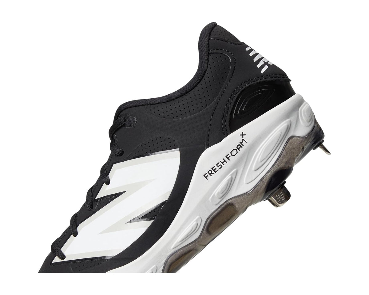Men's New Balance Fresh Foam X 3000v7 cleats showing side profile and studded sole