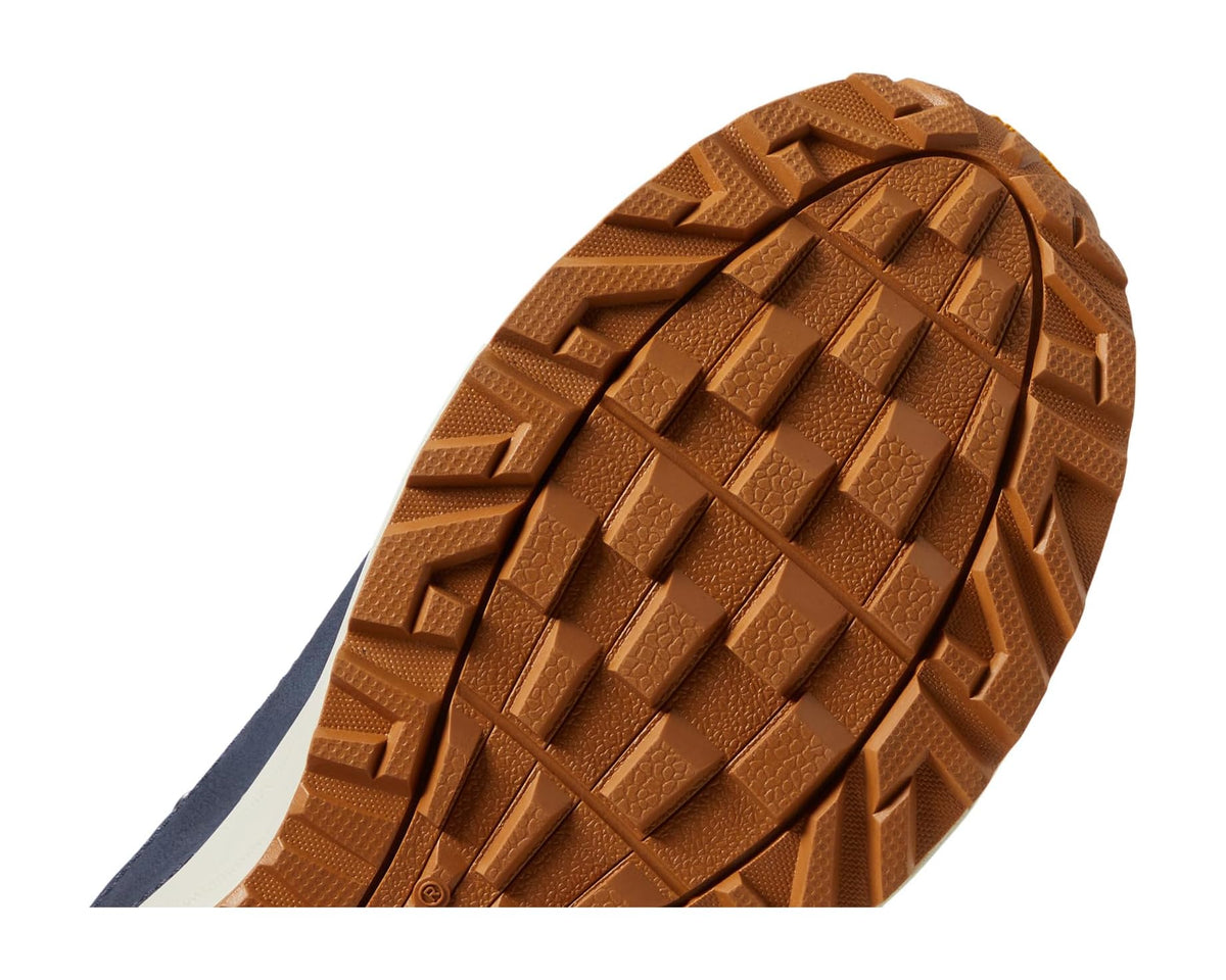 Caramel rubber hiker outsole with deep lug tread for traction