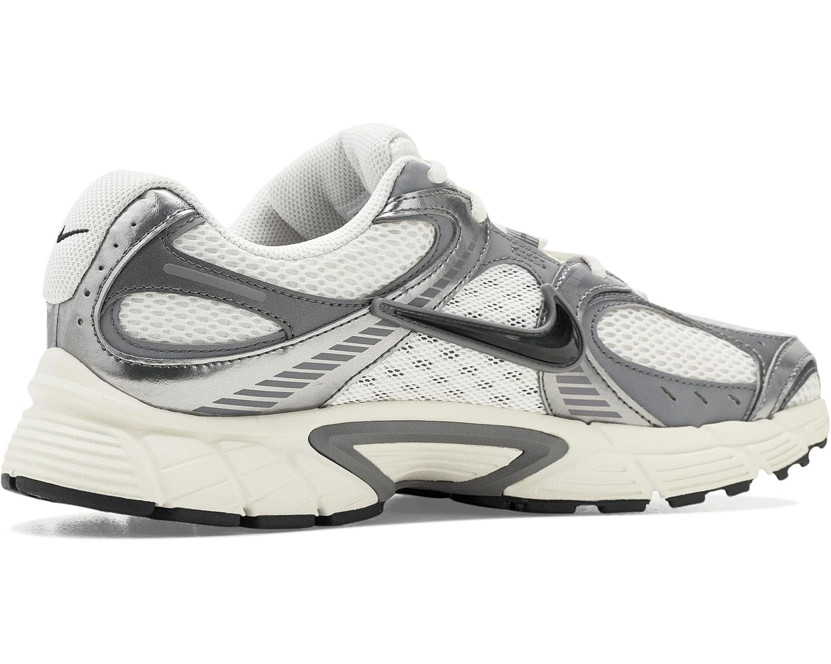 Men's Nike V5 runner with gray overlays, breathable mesh, and cream midsole