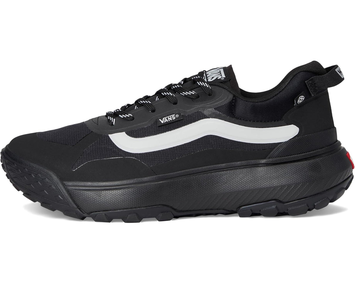 Vans MTE Crosspath black sneaker with white stripe, padded collar, lug sole