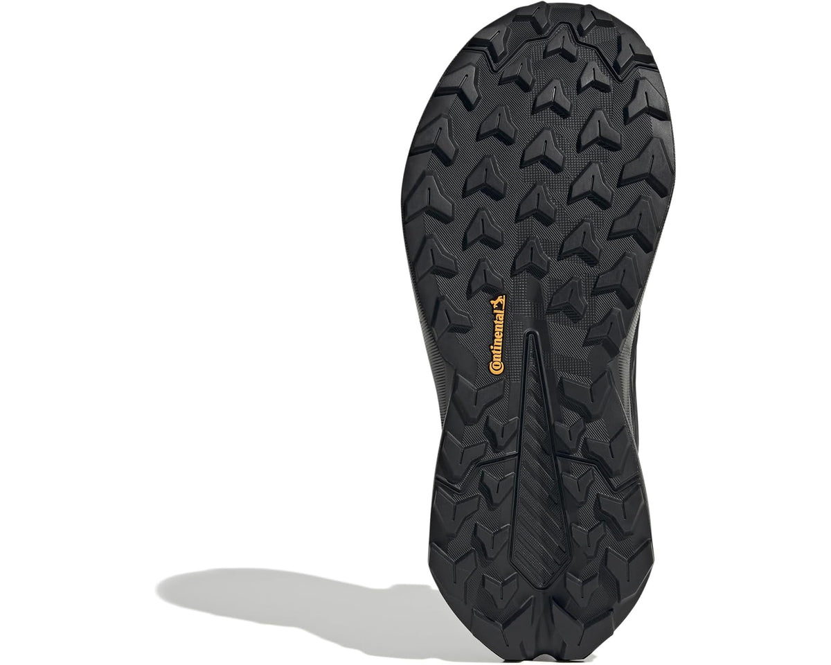 Men's hiking shoes outsole with rugged tread pattern for trail traction