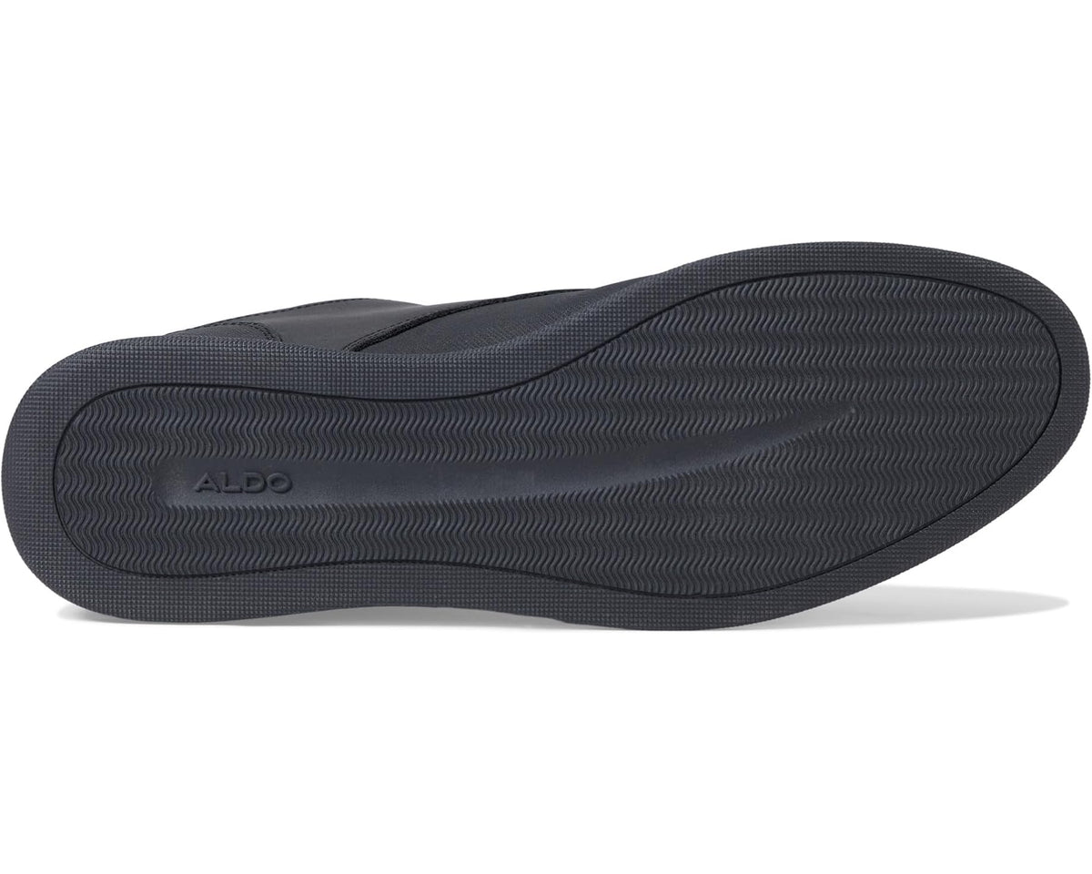 Black rubber outsole with ALDO logo and textured tread pattern