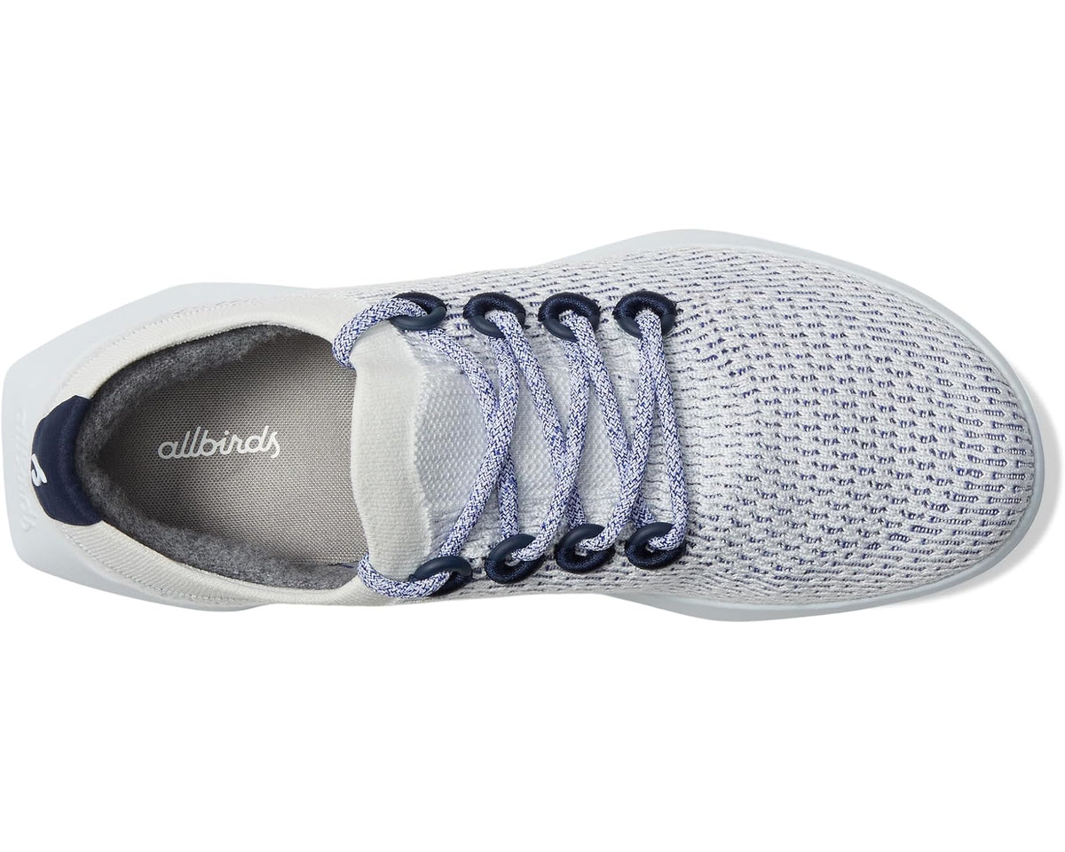 Allbirds Tree Dasher 2 men's sneakers, side view with lace-up and Allbirds logo