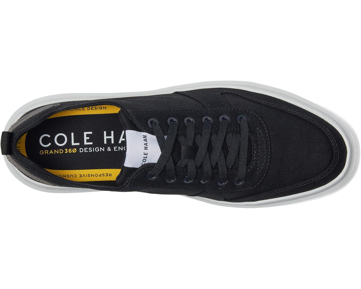 Black sneaker interior with COLE HAAN Grand360 insole label