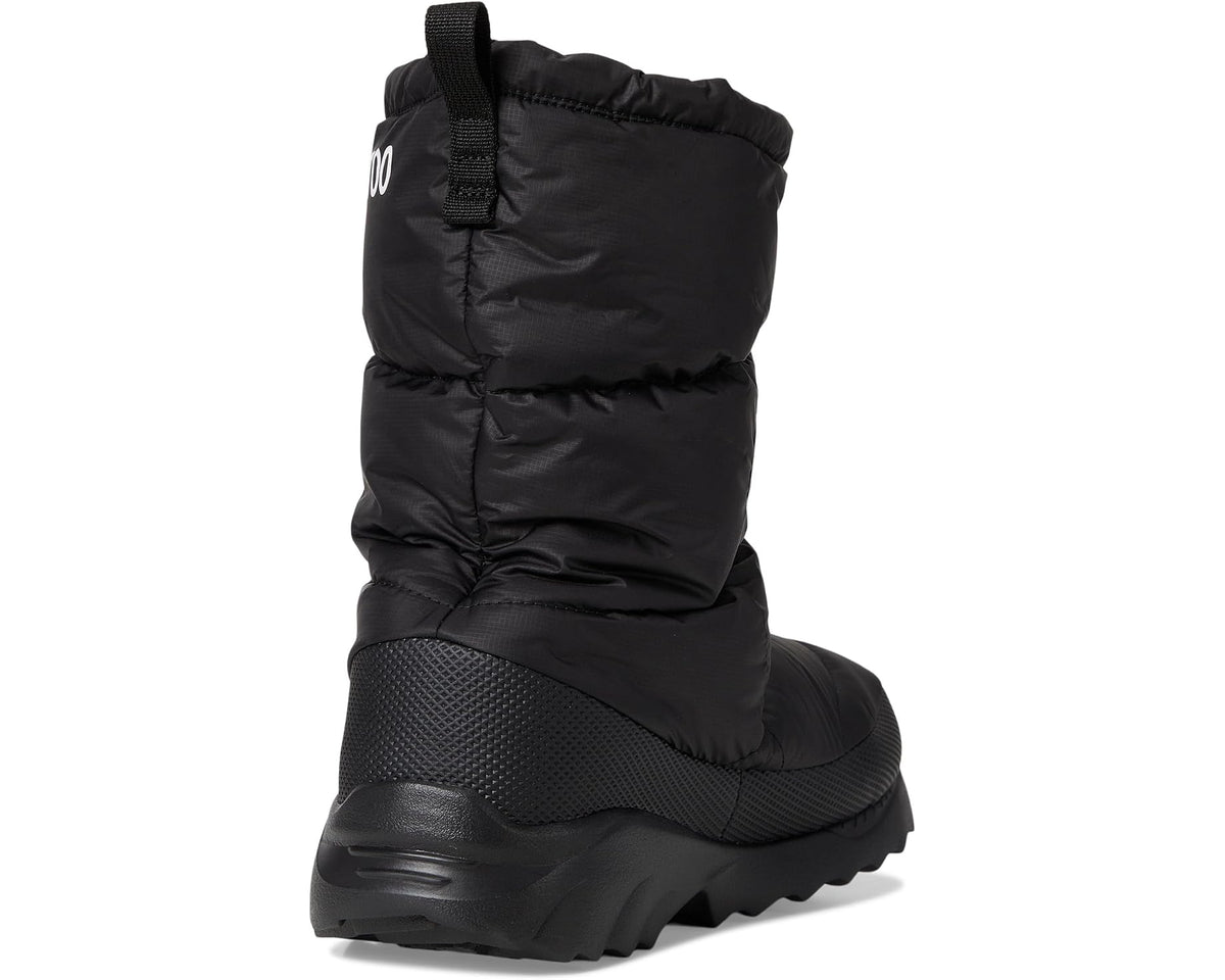 Men's The North Face bootie, black insulated shaft with side strap detail