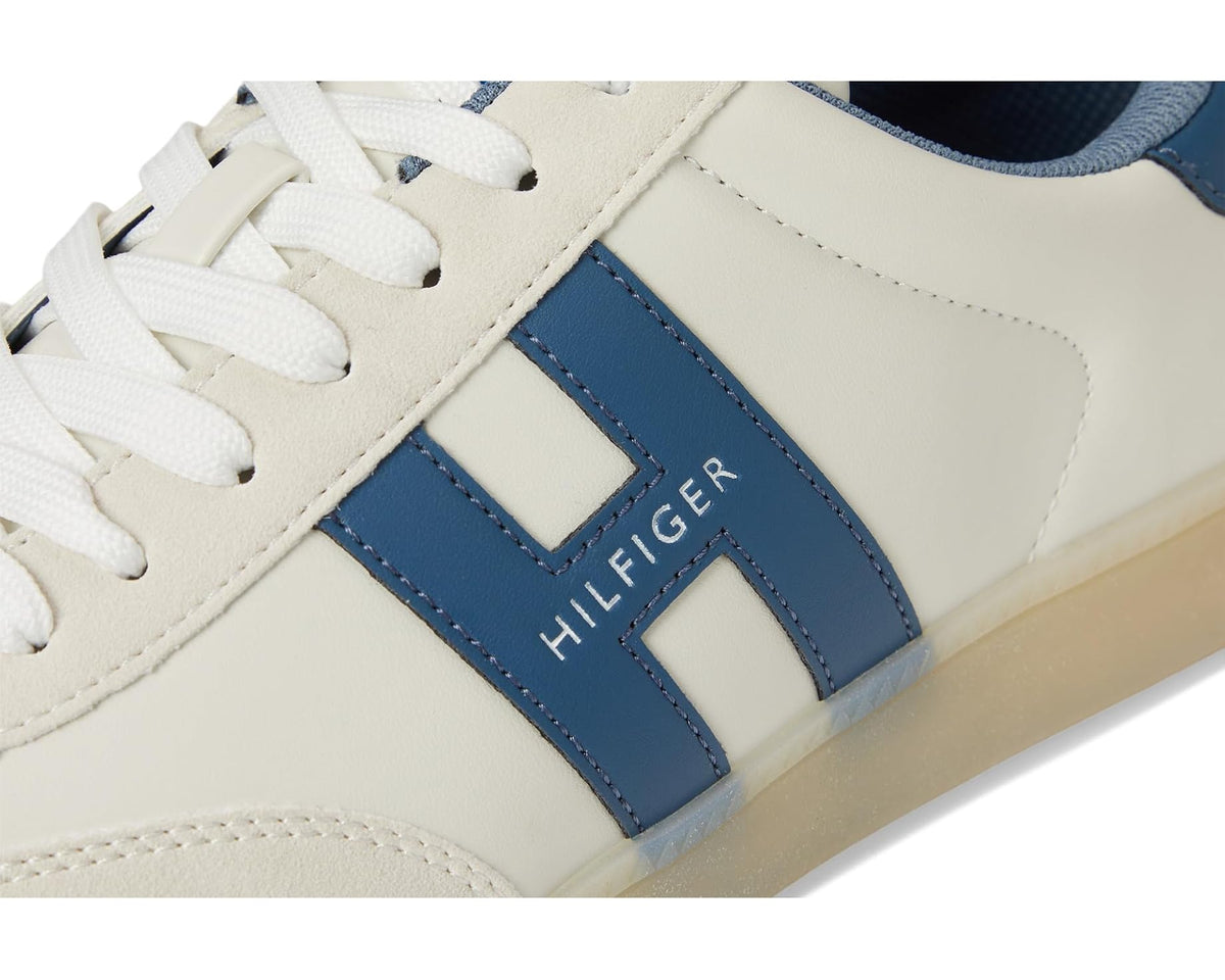 Tommy Hilfiger Berge sneakers, white upper with blue HILFIGER logo stripe