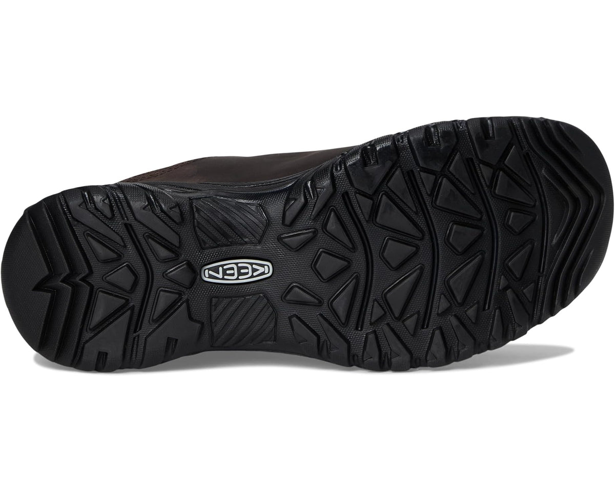 Men's KEEN Targhee IV oxford sneaker outsole, black tread pattern
