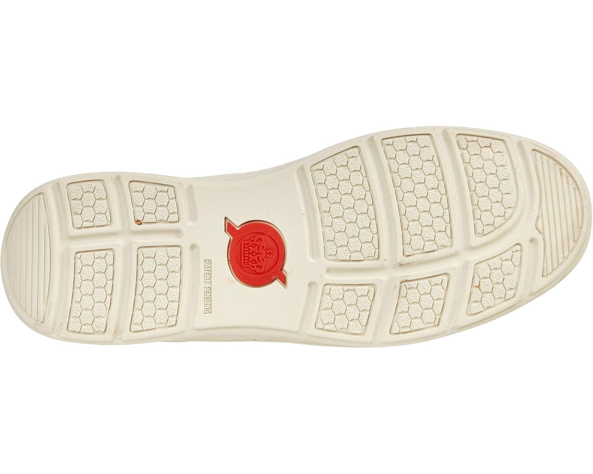Born Men's Marcus rubber outsole with hex traction pattern and red logo